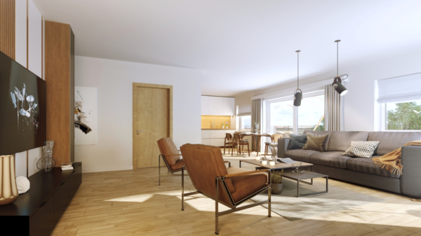 Högkvalitativt boende vid havet, vissa med havsutsikt. Skuldfri förening med låg månadsavgift.