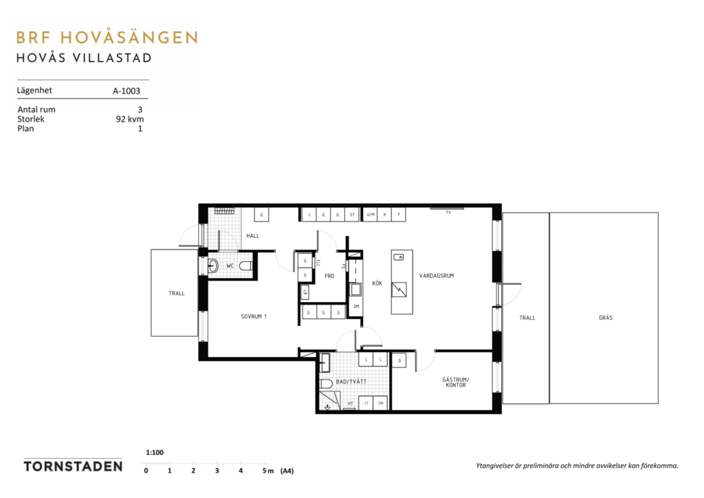 Högkvalitativt boende vid havet i Hovås, vissa med havsutsikt.Lånefri förening med låg månadsavgift.
